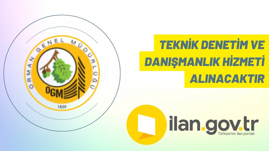 Teknik denetim ve danışmanlık hizmeti alınacaktır