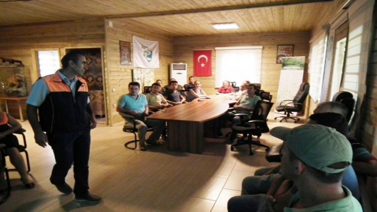 Marmaris Milli Parkında yangın eğitimi