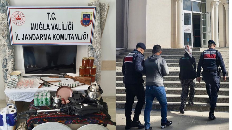 Fethiye’de bir depodaki malzemeleri çalan şahıslar yakalandı