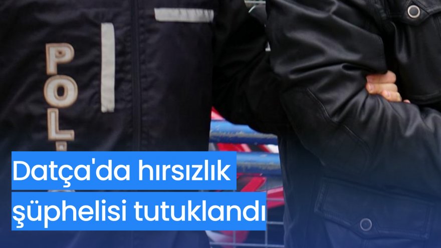 Datça'da hırsızlık şüphelisi tutuklandı