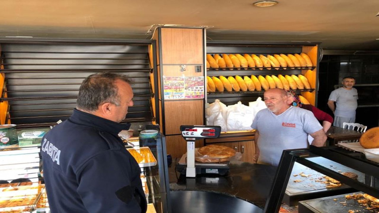 Fethiye'de zabıta fırınları denetledi