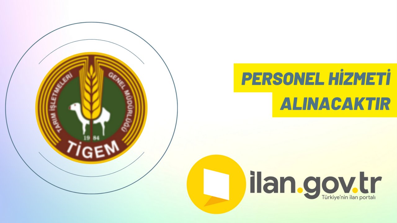 Personel hizmeti alınacaktır