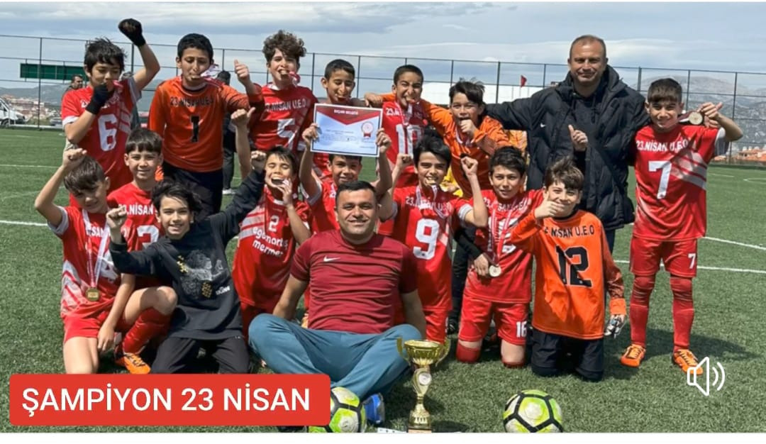 YATAĞAN 23 NİSAN ORTAOKULU ŞAMPİYONU OLDU