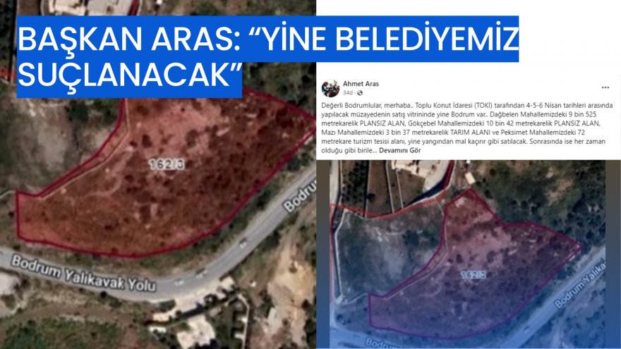 BAŞKAN ARAS: “YİNE BELEDİYEMİZ SUÇLANACAK”