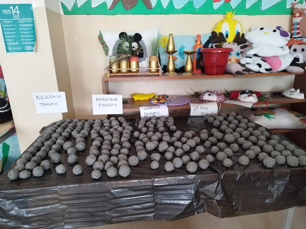 YATAĞAN’DA TOHUM BOMBALARINI TOPRAKLA BULUŞTU