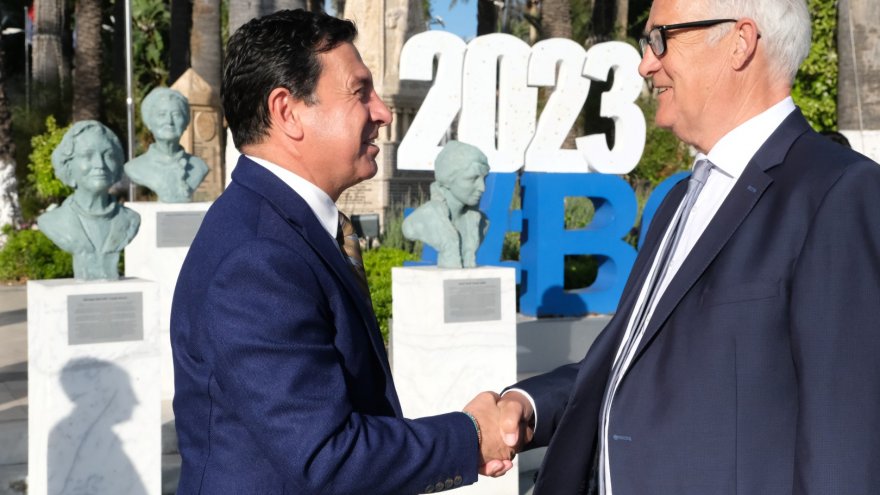 ALMAN KONSOLOS DR. WOLTER’DAN BAŞKAN ARAS'A ZİYARET