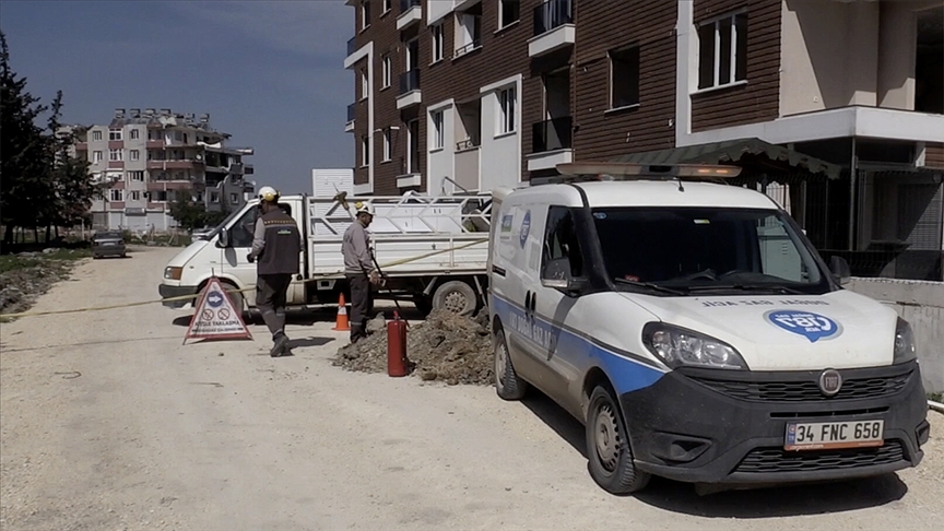 Depremin vurduğu Hatay'da hasarsız ve az hasarlı binaların tamamına doğal gaz verildi