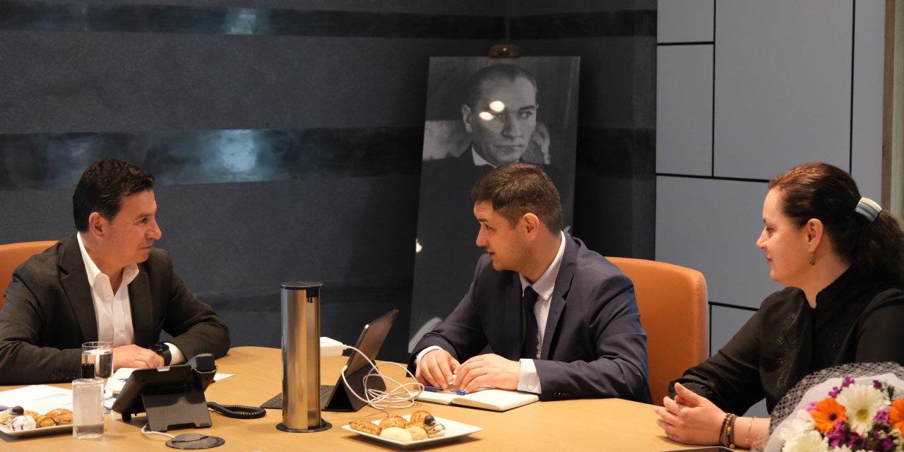 UKRAYNA’NIN ANTALYA KONSOLOSU VORONIN’DEN BAŞKAN ARAS’A ZİYARET