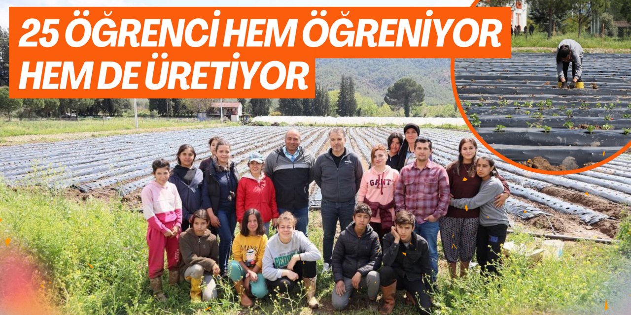 25 öğrenci hem öğreniyor hem de üretiyor
