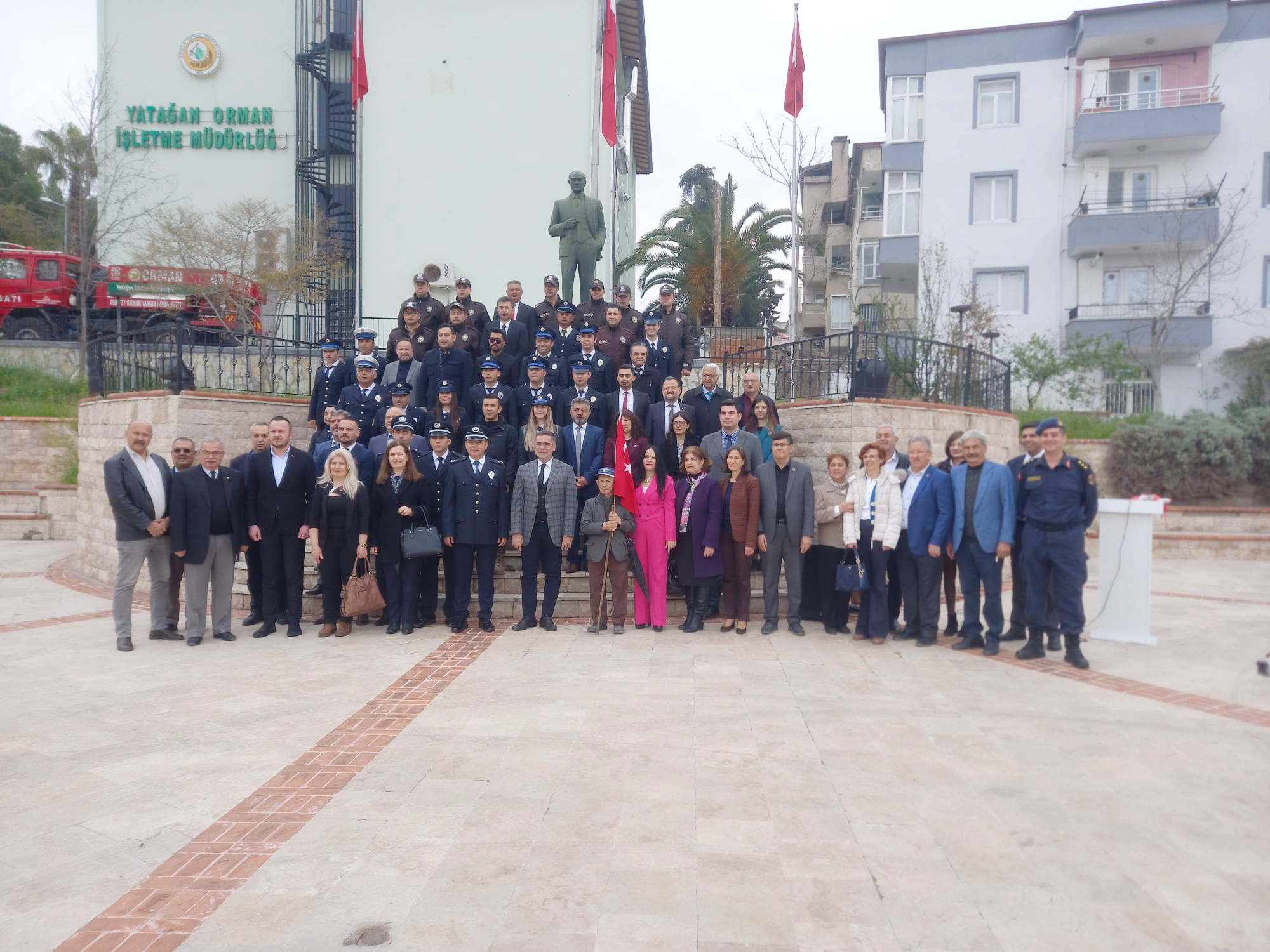 YATAĞAN’DA POLİS HAFTASI DÜZENLENEN TÖRENLE KUTLANDI