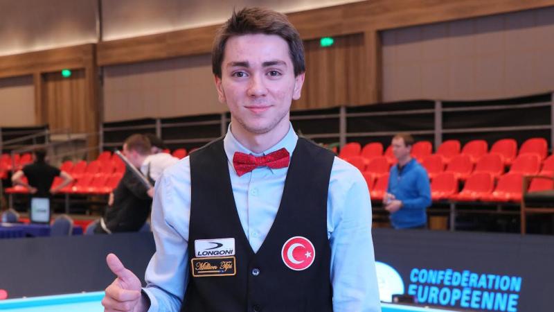 Milli bilardocu Burak Haşhaş Avrupa şampiyonu oldu