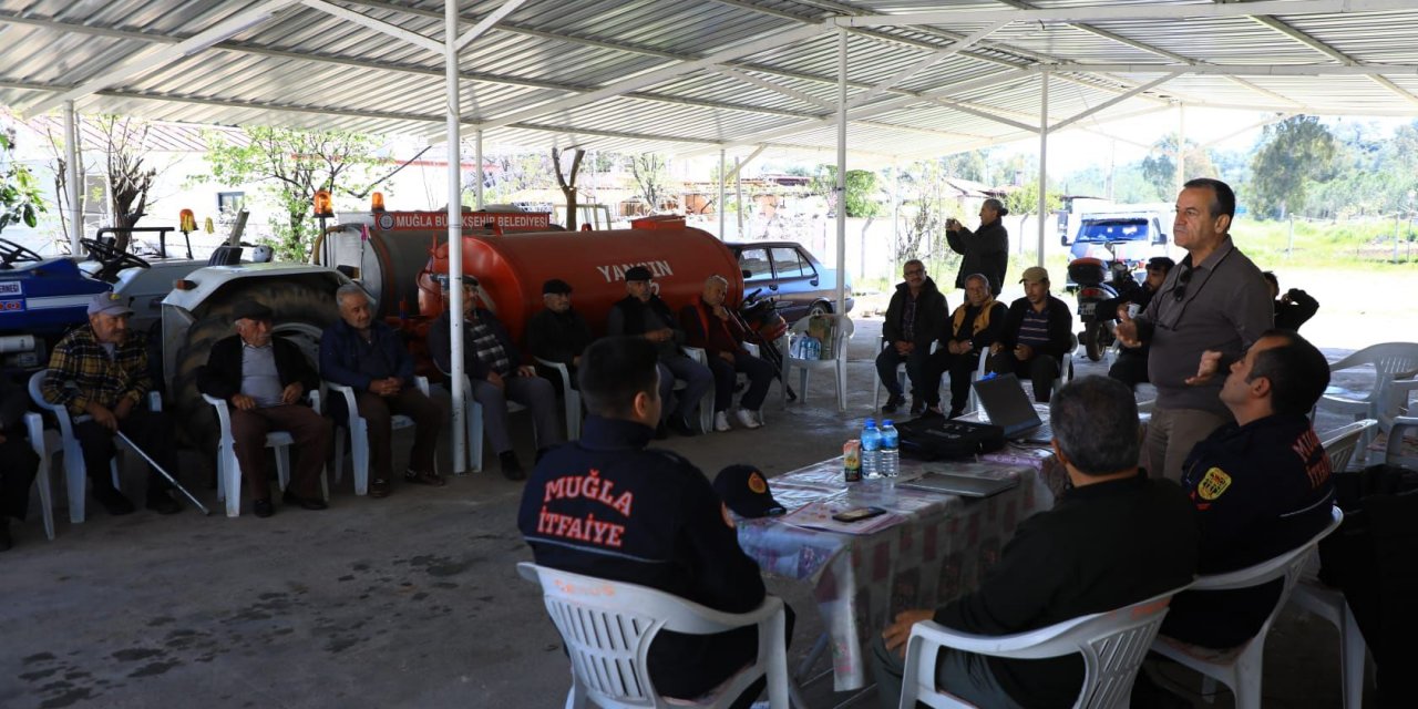 ORMAN KÖYLERİ YANGINLARA KARŞI BİLGİLENDİRİLDİ