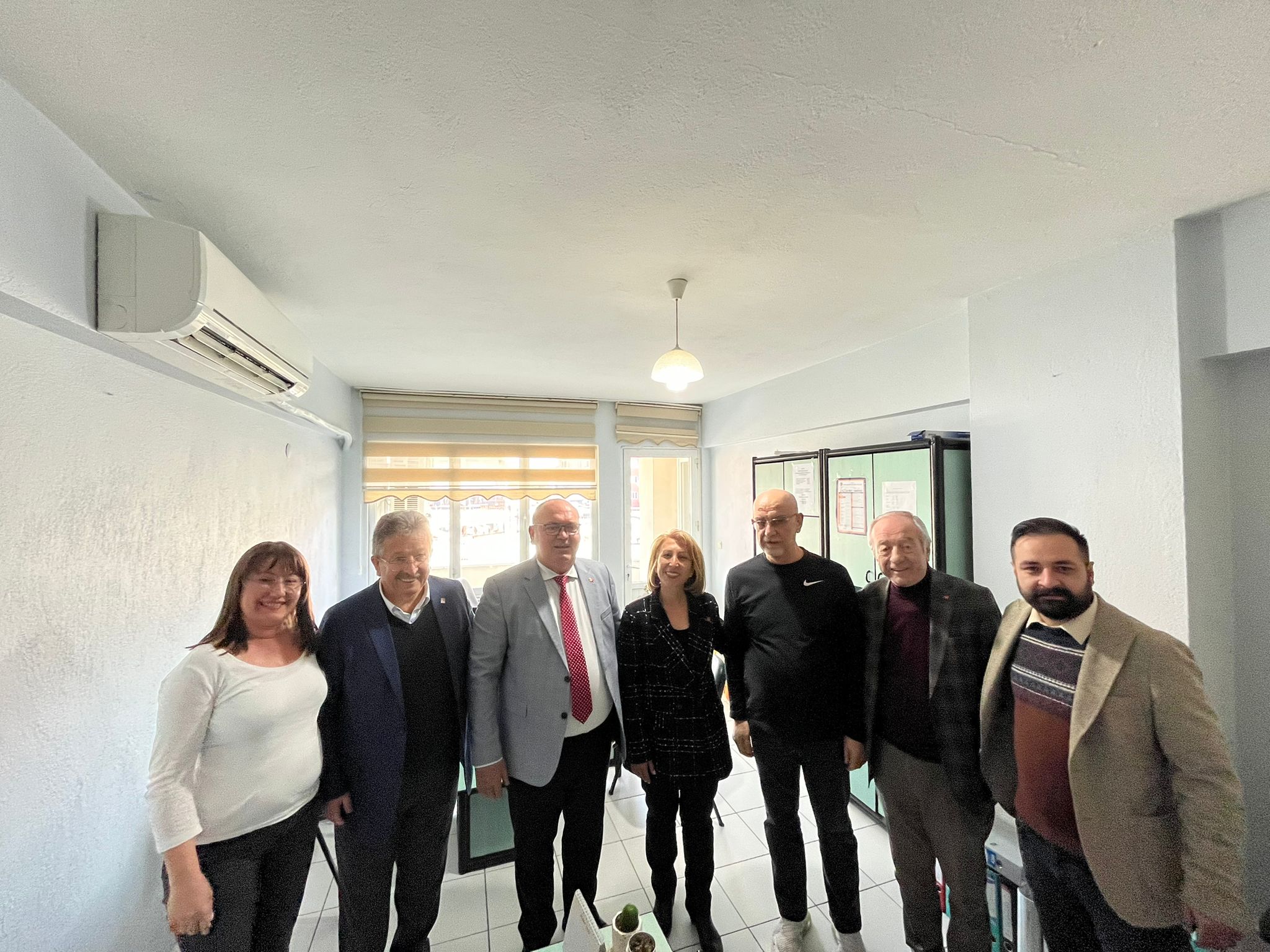 CHP ADAYLARINDAN YATAĞAN ZİYARETİ