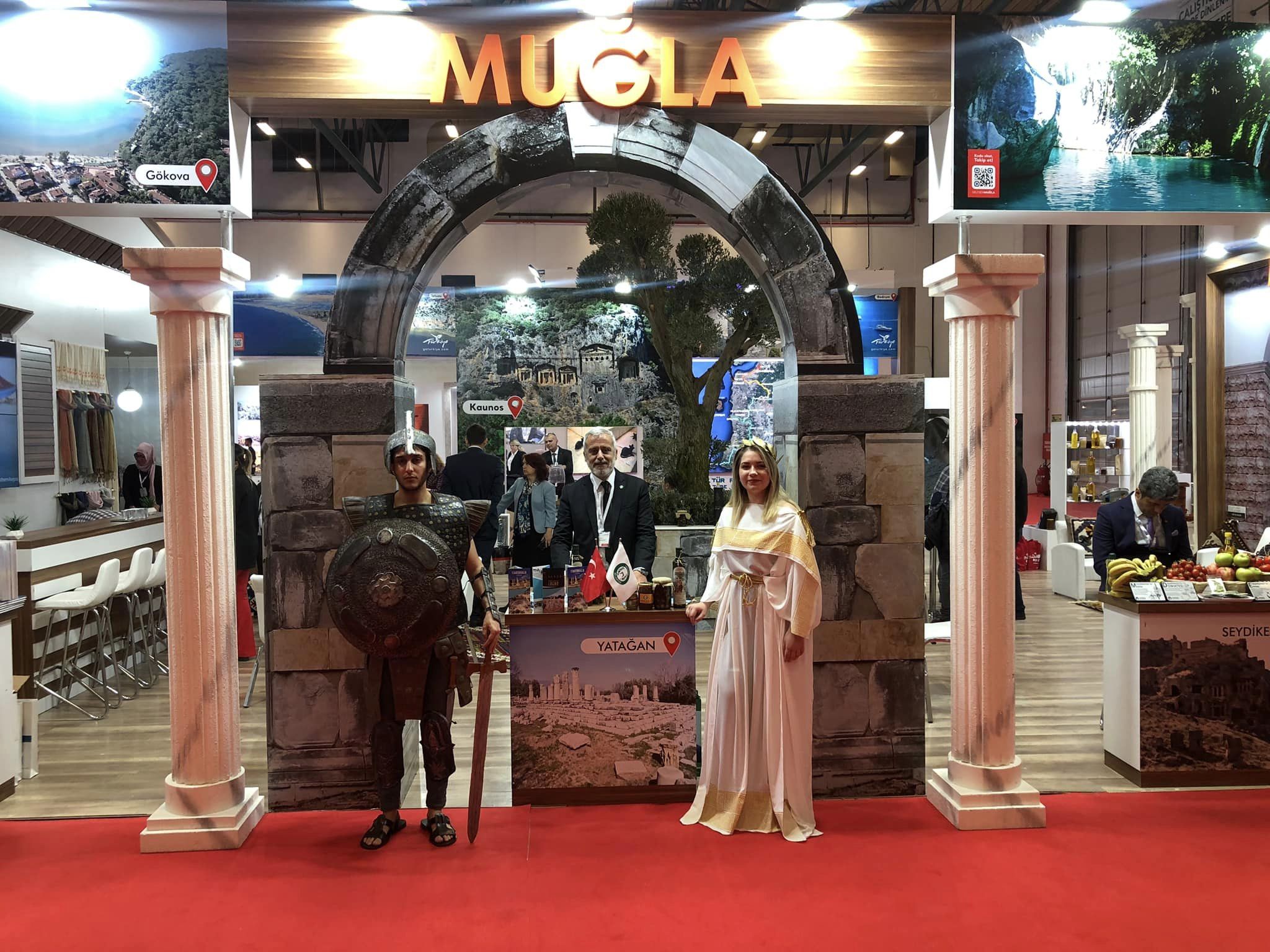 EMİTT DOĞU AKDENİZ ULUSLARASI TURİZM VE SEYAHAT FUARINDA YATAĞAN STRATONİKEİA STANTINA BÜYÜK İLGİ