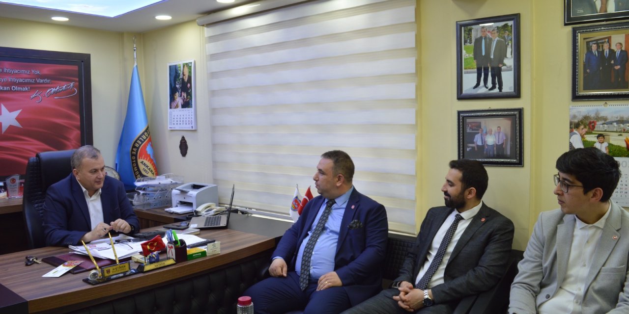 VATAN PARTİSİ MİLLETVEKİLİ ADAYLARINDAN OTOMOBİLCİ VE ŞOFÖRLER ESNAF ODASI’NA ZİYARET