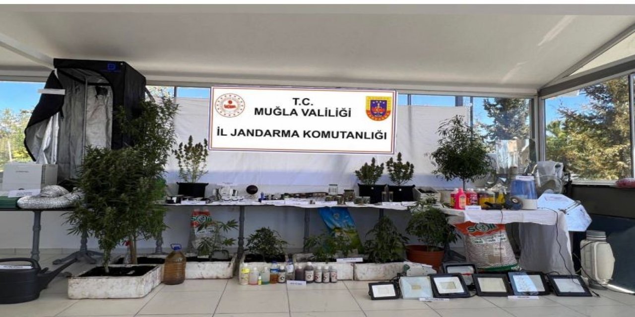 Fethiye’de 7 ayrı adrese eş zamanlı operasyon düzenlendi