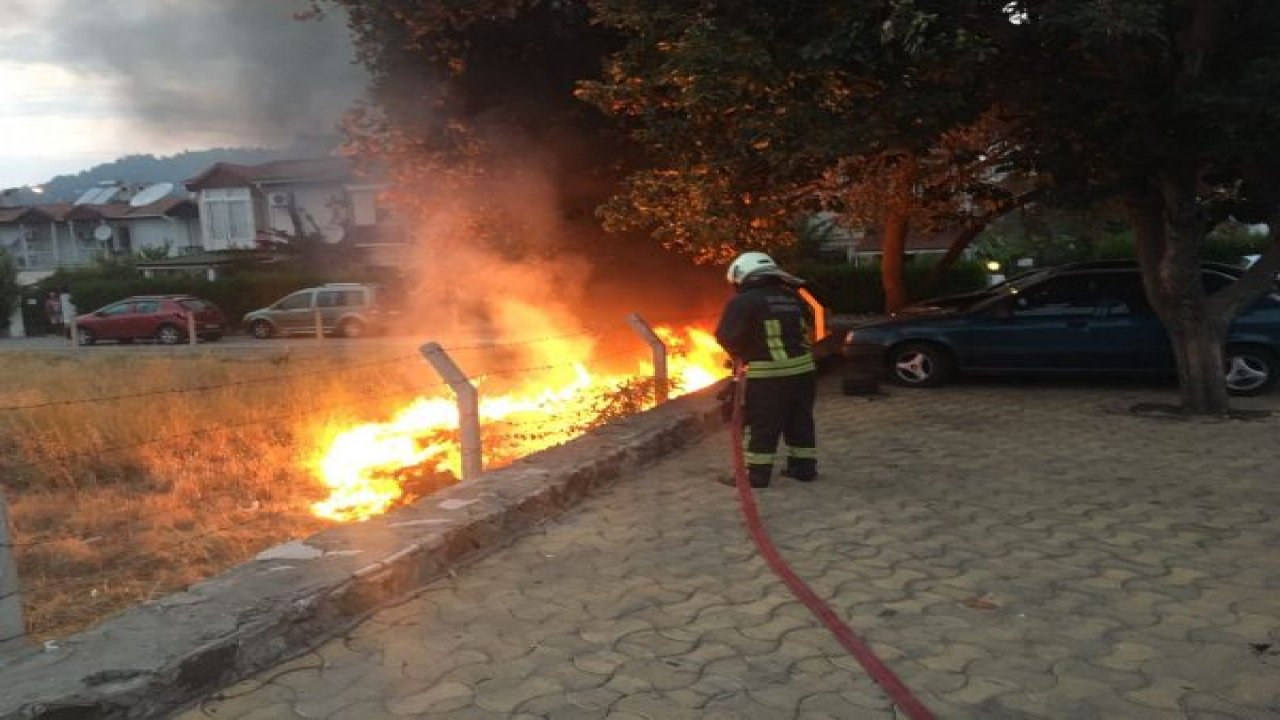 Yangın büyümeden söndürüldü