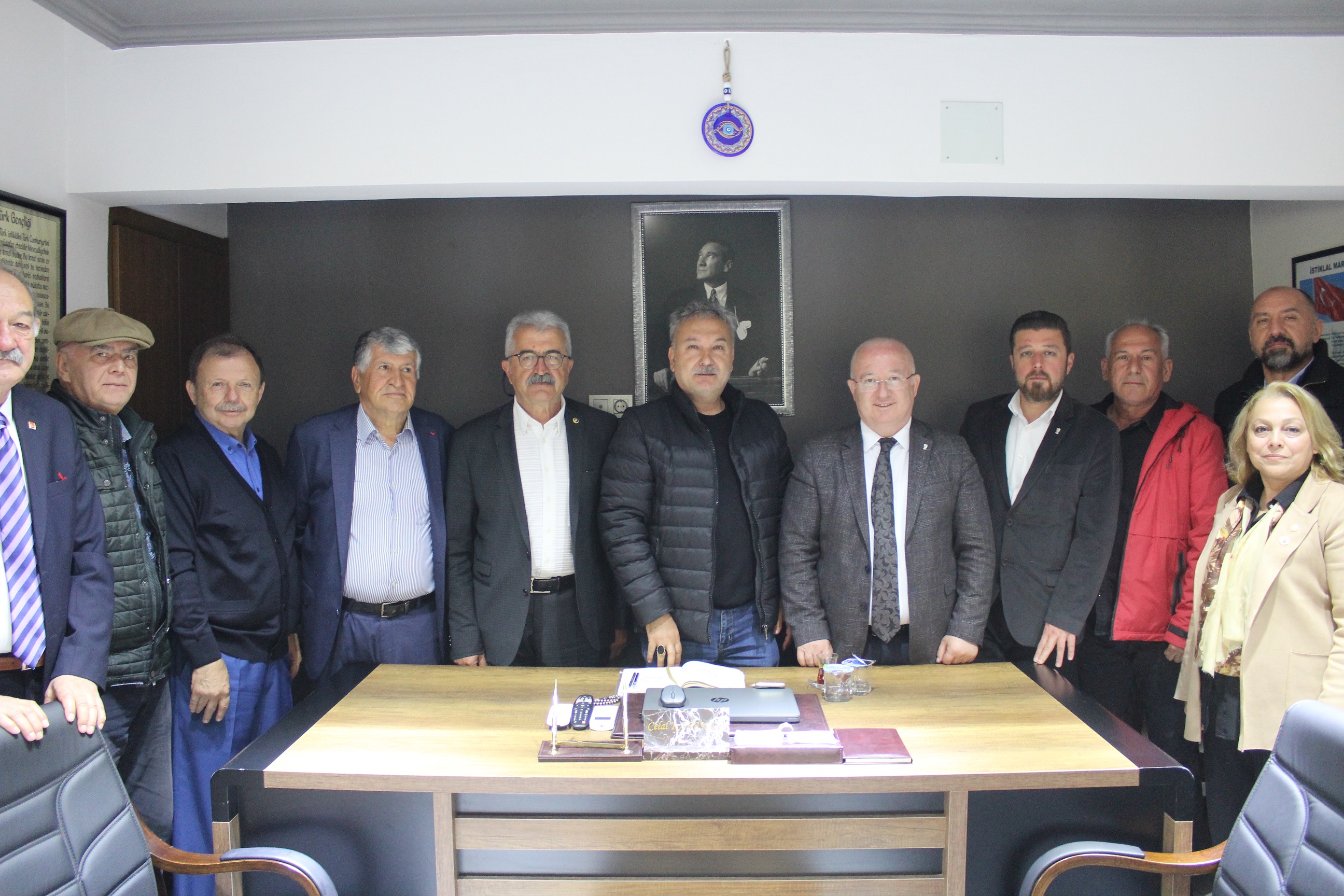 CHP YÖNETİMİ BAŞKAN KARAKAŞ’I ZİYARET ETTİ