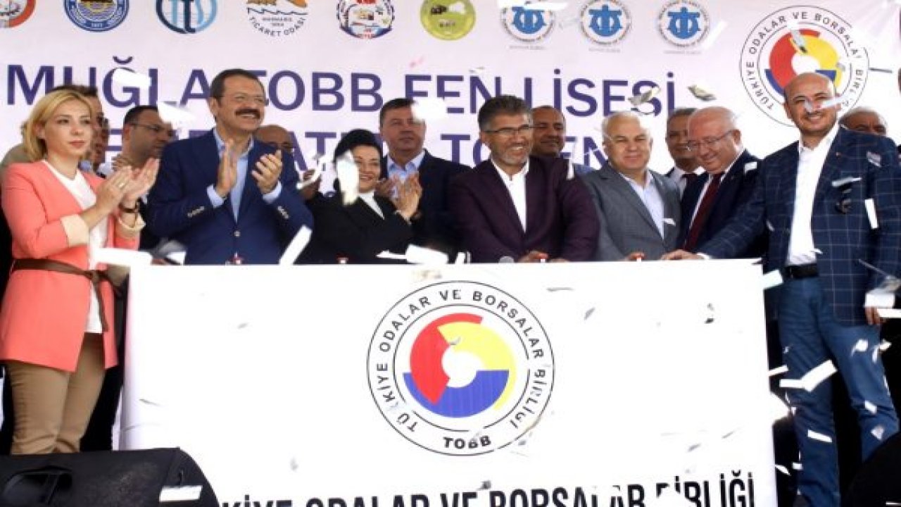 Muğla TOBB Fen Lisesi’nin temeli atıldı