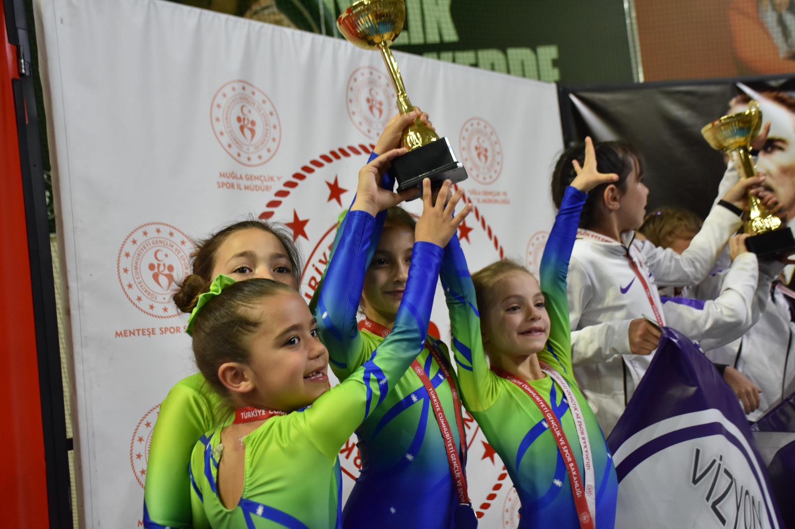 Artistik Cimnastik 23 Nisan Muğla İl Birinciliği sona erdi