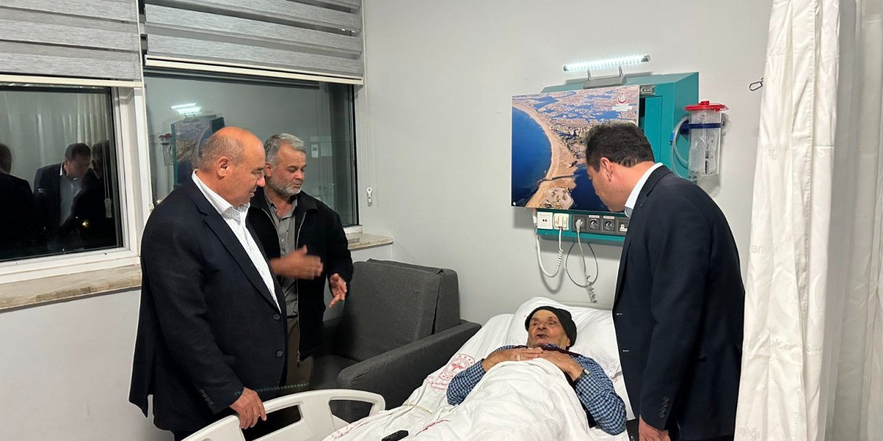 MİLLETVEKİLİ ADAYI OTGÖZ, KAZADA YARALANAN VATANDAŞLARI ZİYARET ETTİ