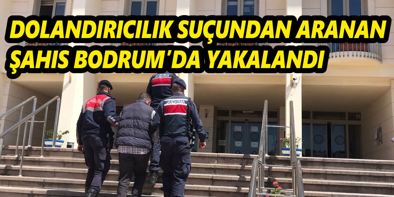 Dolandırıcılık suçundan aranan şahıs Bodrum’da yakalandı