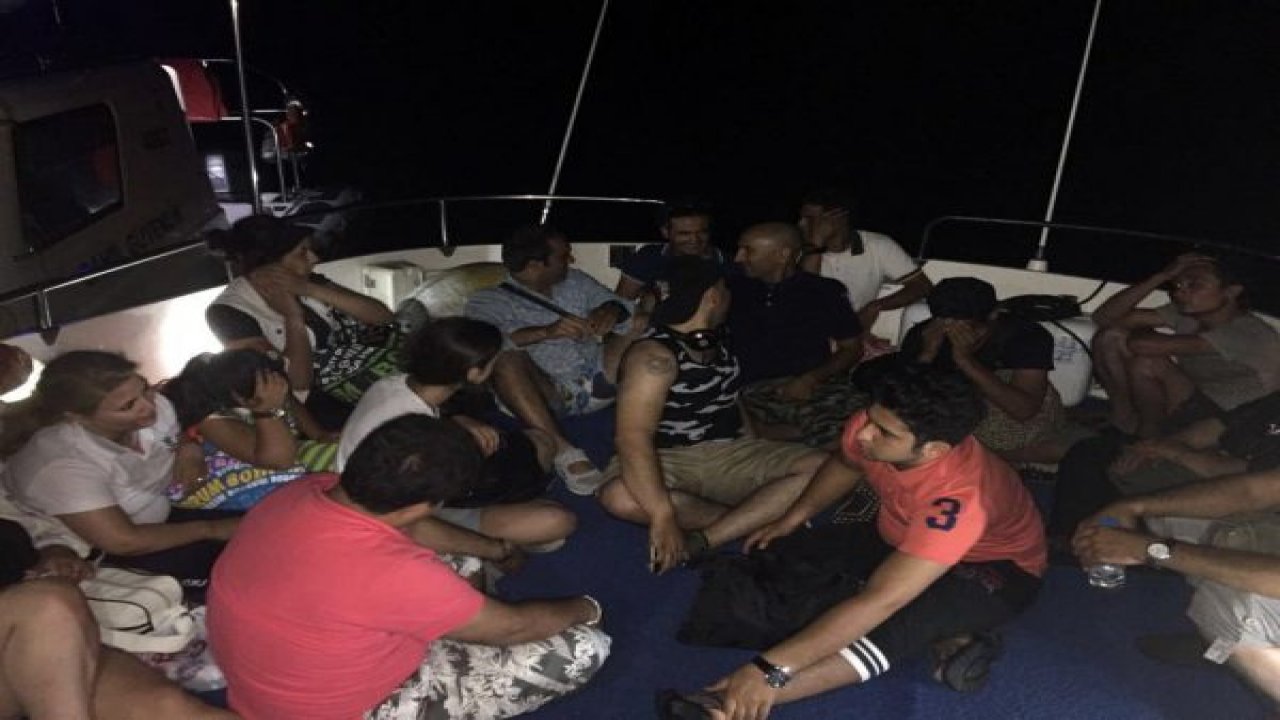 16 kaçak göçmen yakalandı