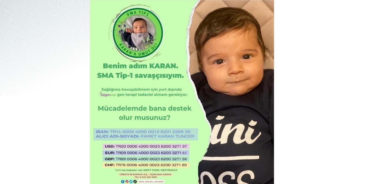 SMA HASTASI MİLASLI KARAN BEBEK DESTEK BEKLİYOR