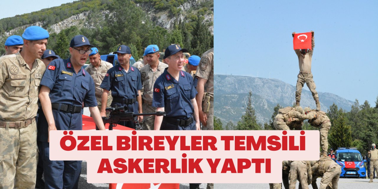 ÖZEL BİREYLER TEMSİLİ ASKERLİK YAPTI