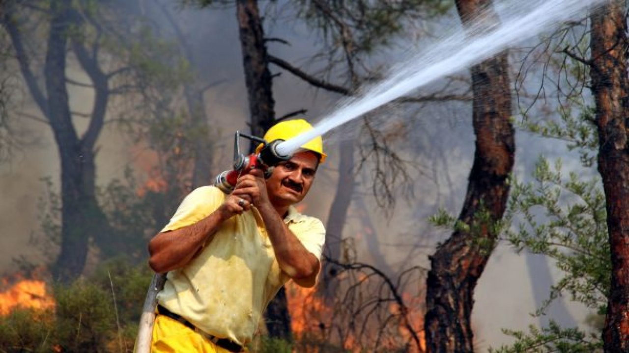 Fethiye'de 1 hektar yandı