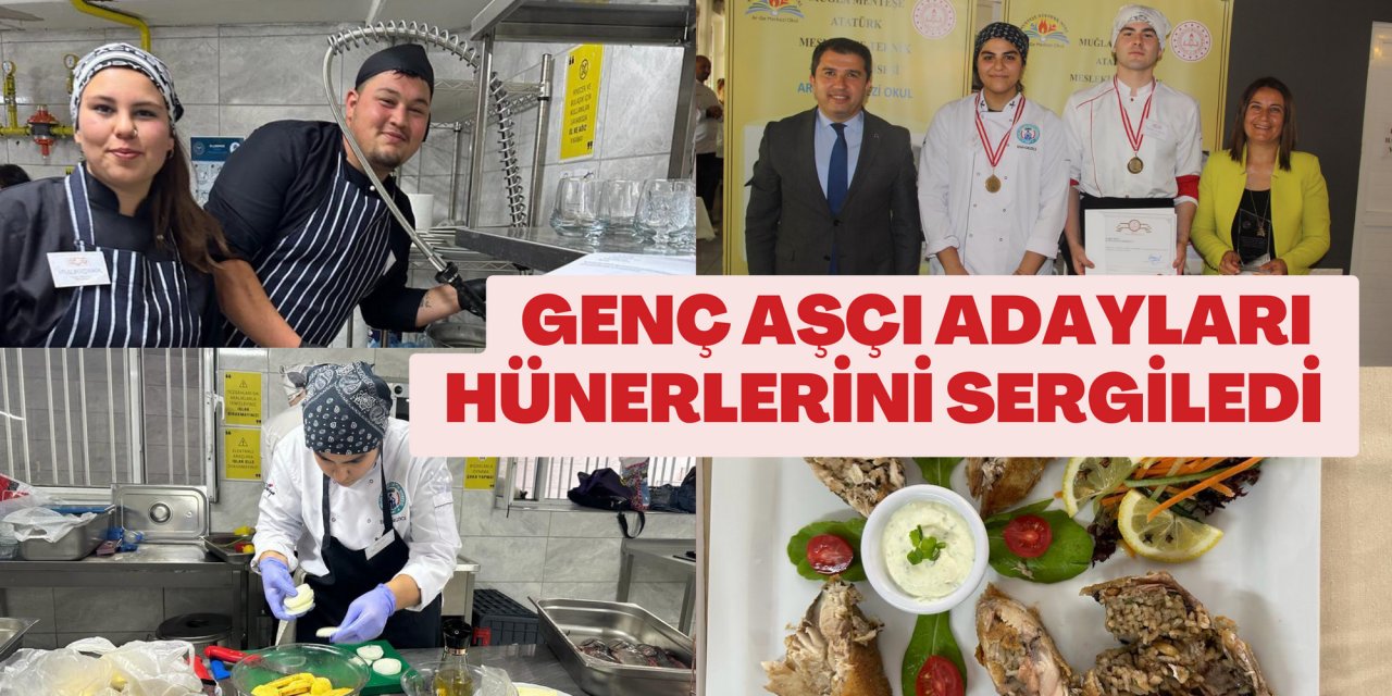 GENÇ AŞÇI ADAYLARI HÜNERLERİNİ SERGİLEDİ