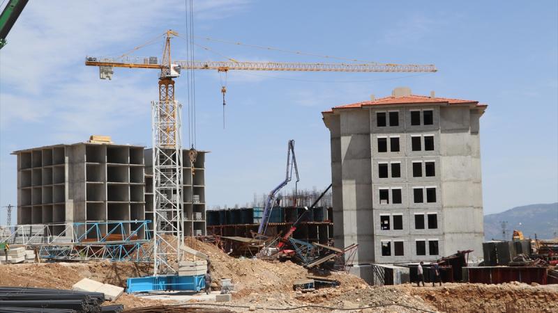 360 afet konutunun kaba inşaatı bayramda tamamlanmış olacak