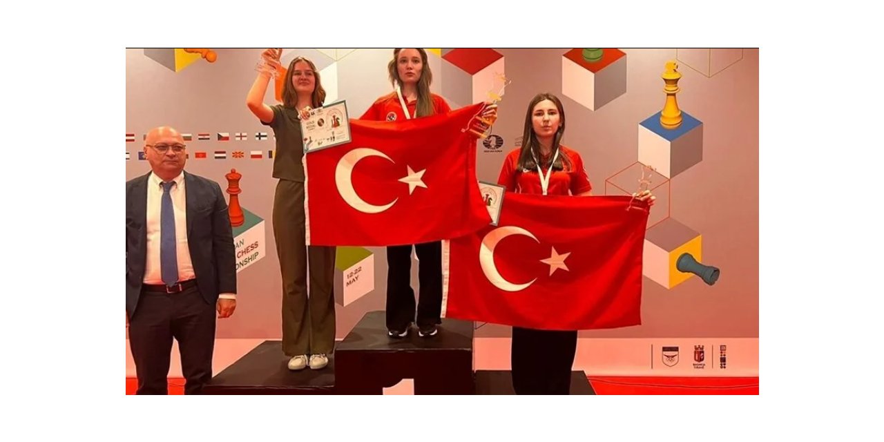 Türkiye, Avrupa Okullar Satranç Şampiyonası'nda birinci oldu