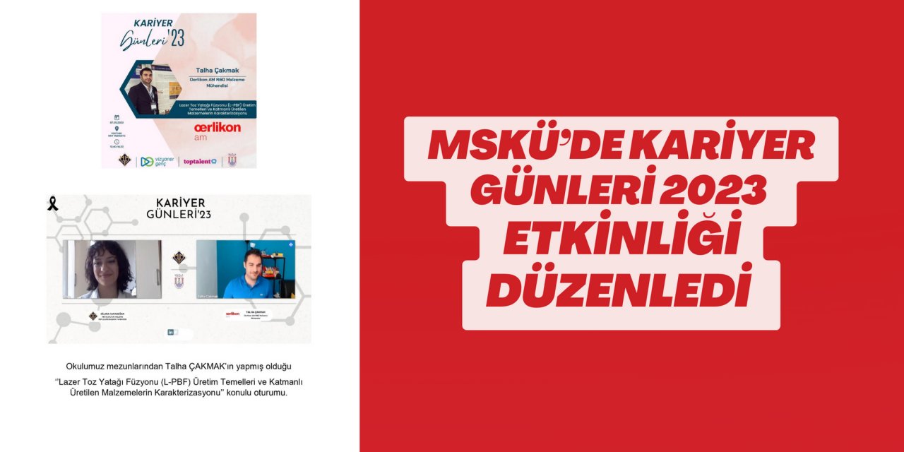 MSKÜ’DE KARİYER GÜNLERİ 2023 ETKİNLİĞİ DÜZENLEDİ