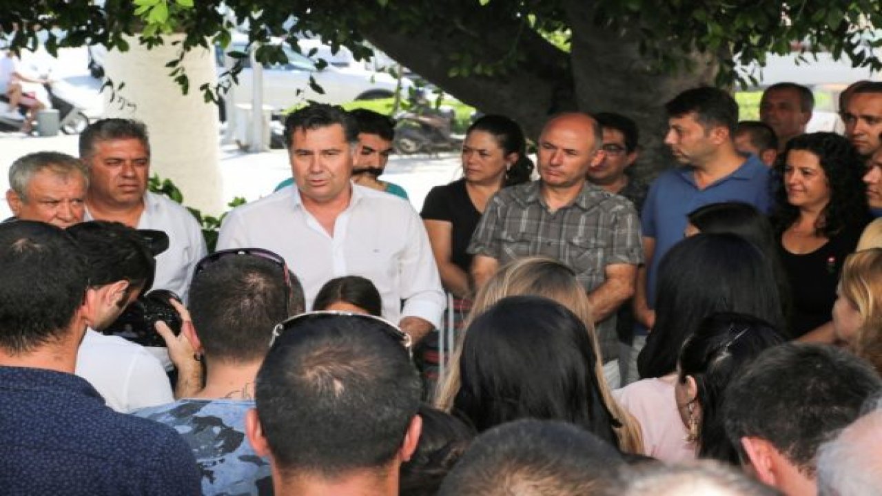 Kocadon personeliyle bayramlaştı