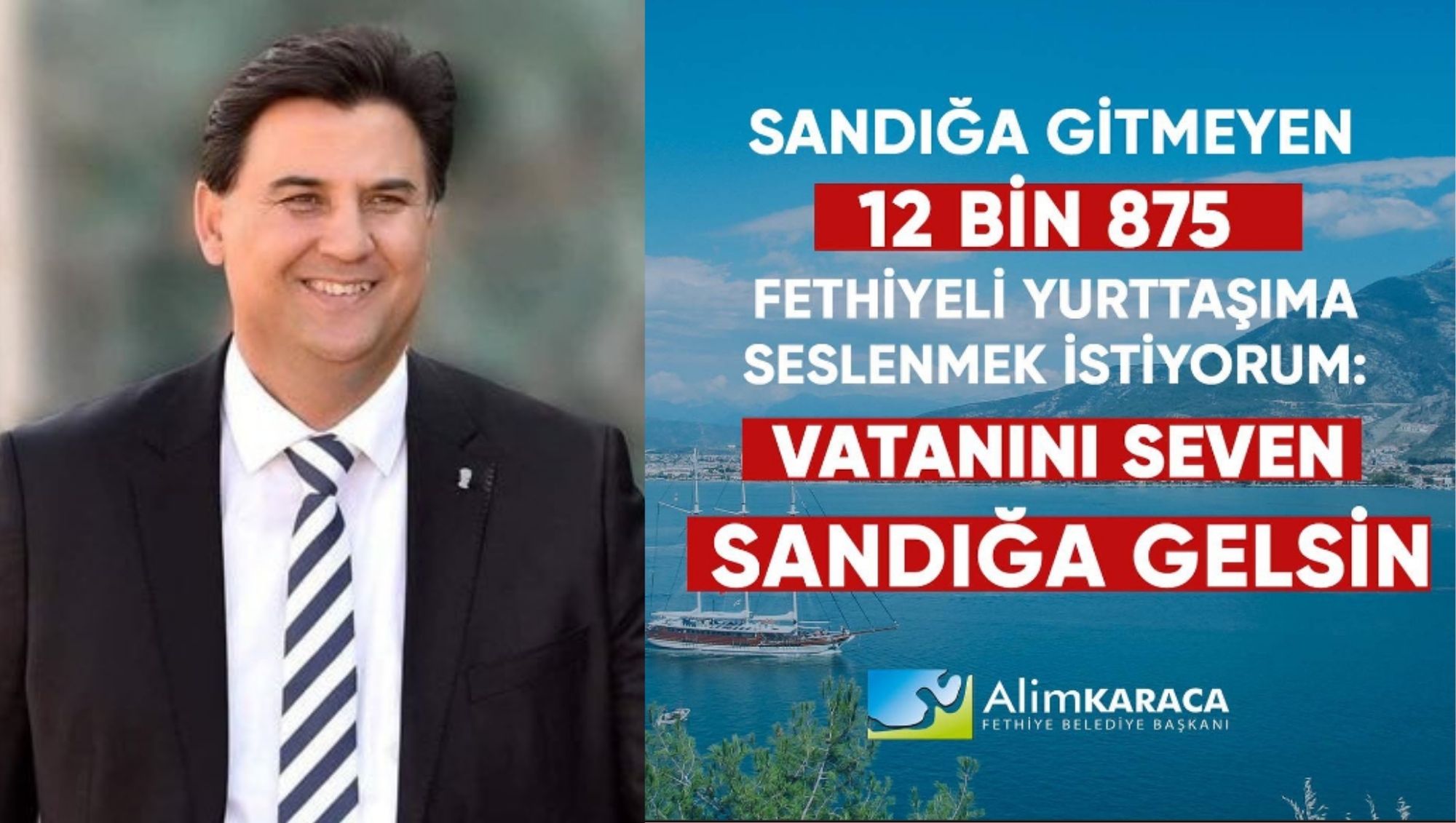 BAŞKAN KARACA'DAN SANDIĞA GİTMEYENLERE ÇAĞRI