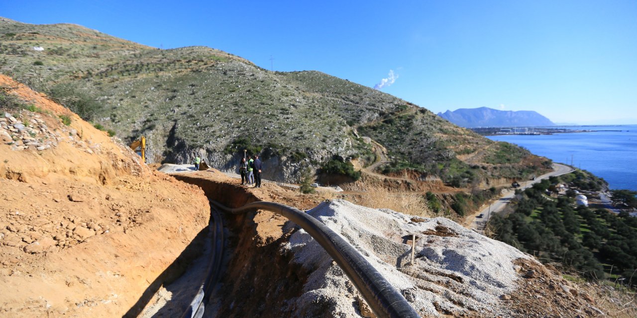 MİLAS’TA 34 BİN 600 METRE İÇME SUYU HATTI YAPILDI