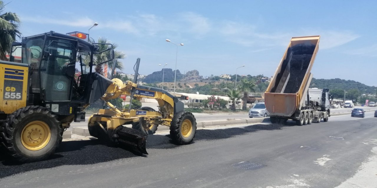 BODRUM’DA ALTYAPISI ÇALIŞMALARI SÜRÜYOR