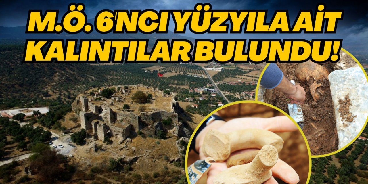 M.Ö. 6'ncı yüzyıla ait kalıntılar bulundu! Güney Ege'nin tarihine ışık tutacak!