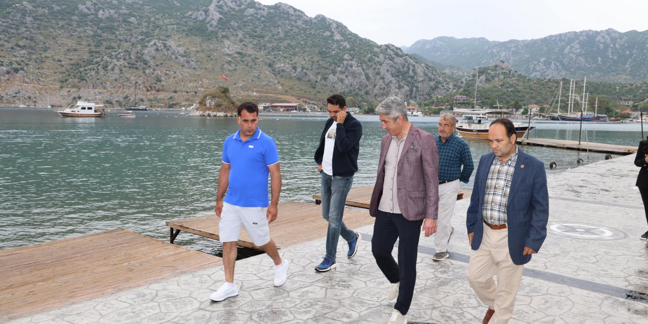 BAŞKAN OKTAY SELİMİYE VE BOZBURUN’DA İNCELEMELERDE BULUNDU