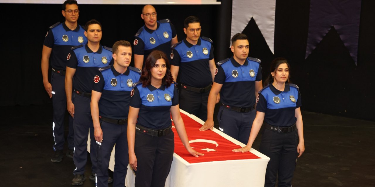 8 ZABITA İÇİN YEMİN TÖRENİ DÜZENLENDİ