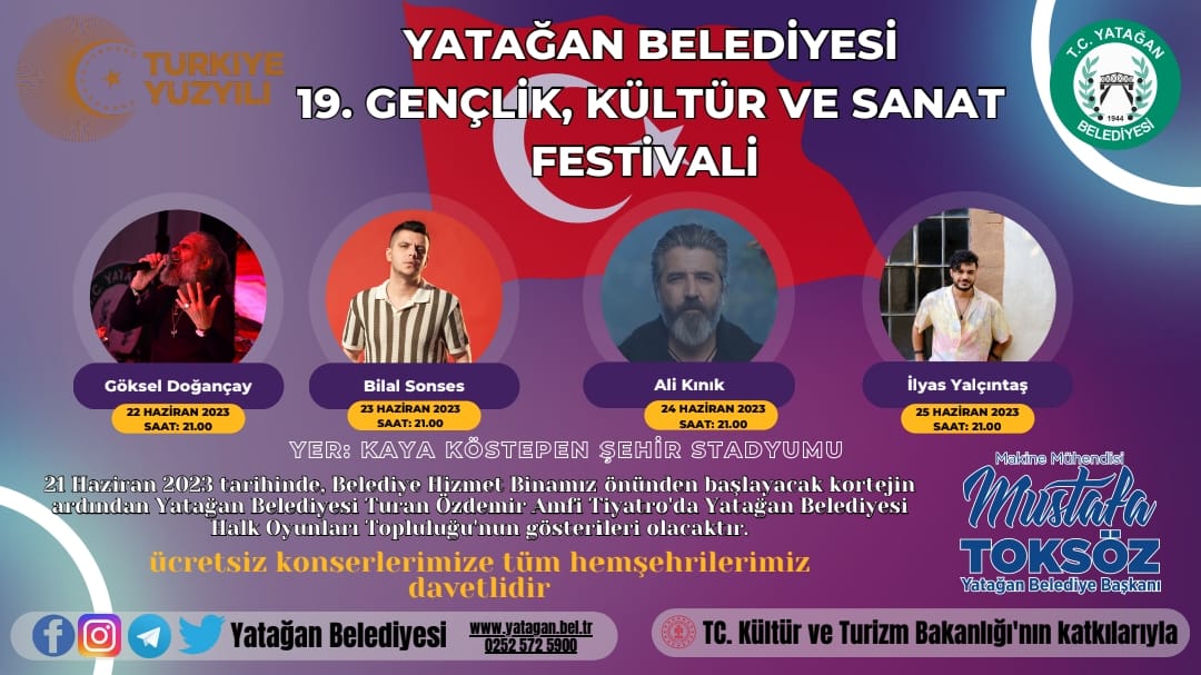 YATAĞAN’DA FESTİVAL HAZIRLIKLARI TAMAM