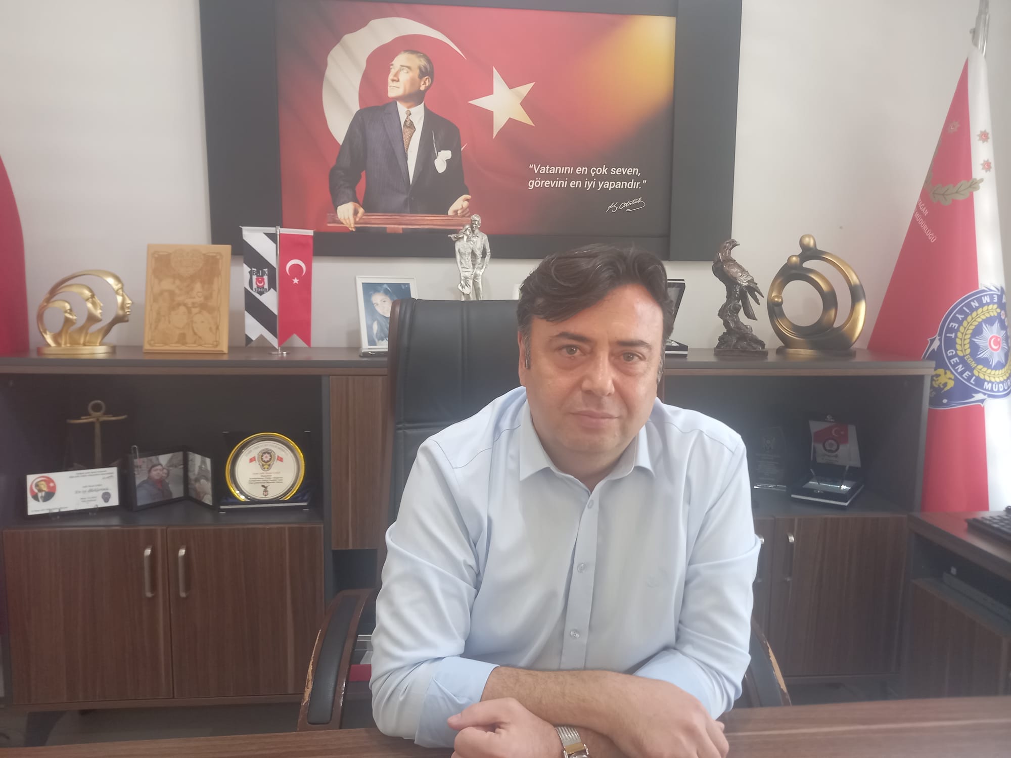 YATAĞAN YENİ EMNİYET MÜDÜRÜ GÖREVİNE BAŞLADI