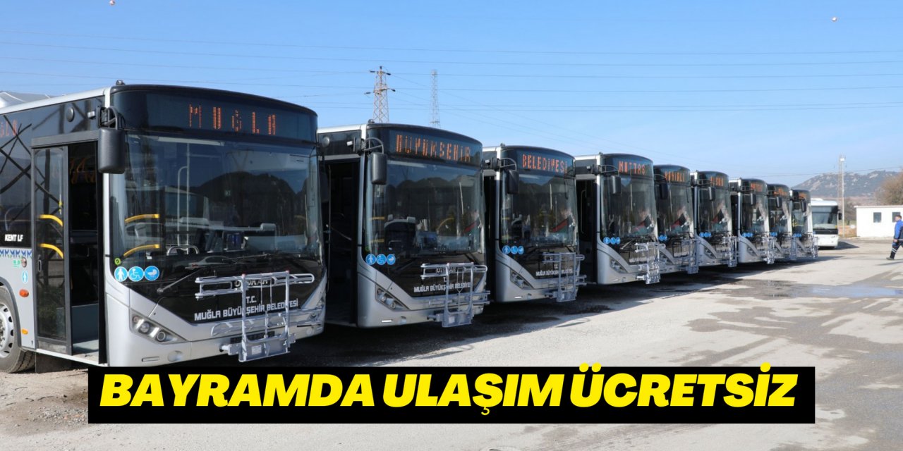 Bayramda ulaşım ücretsiz