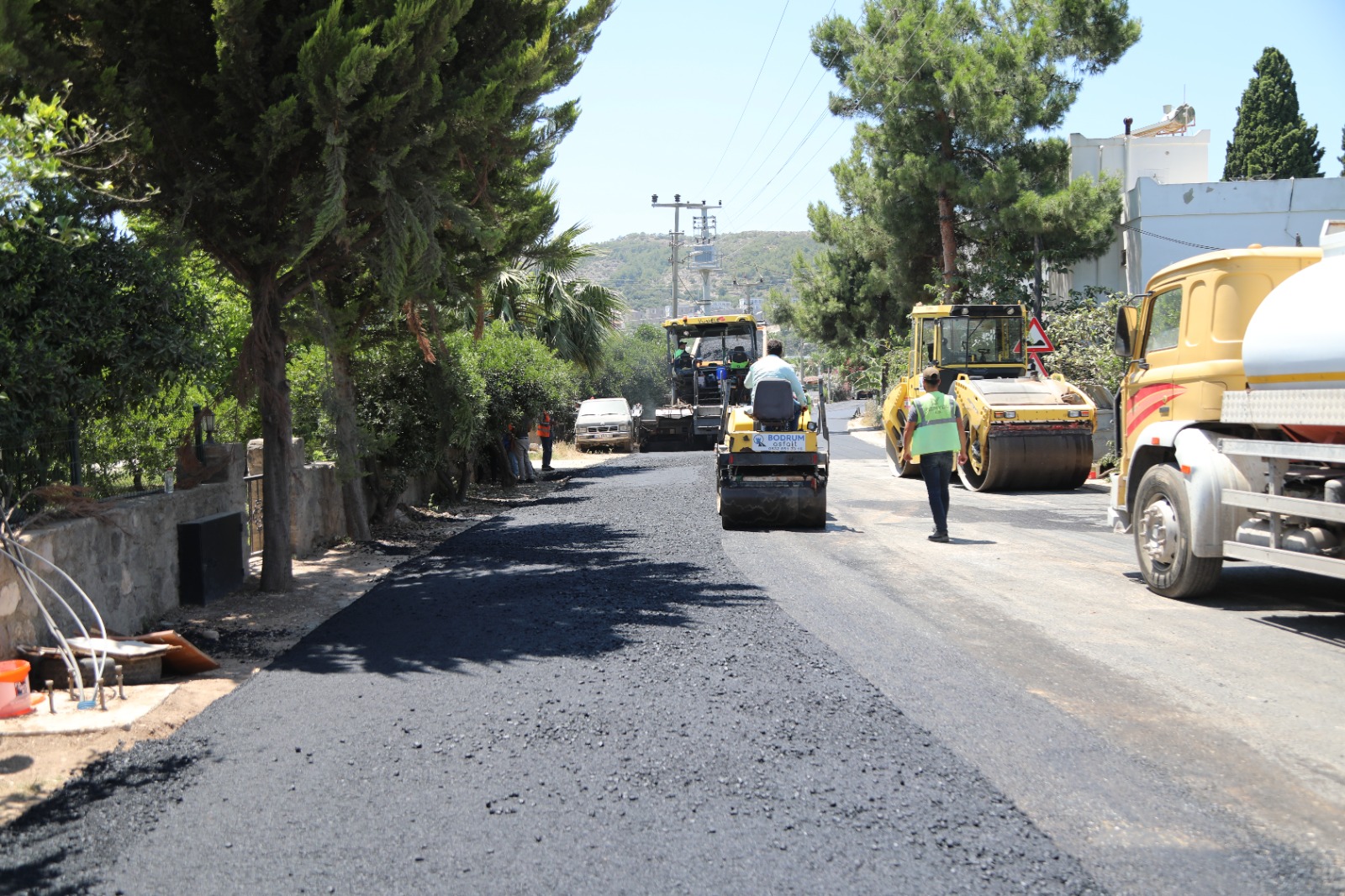 Belediye, 45 bin ton asfalt serimi yaptı