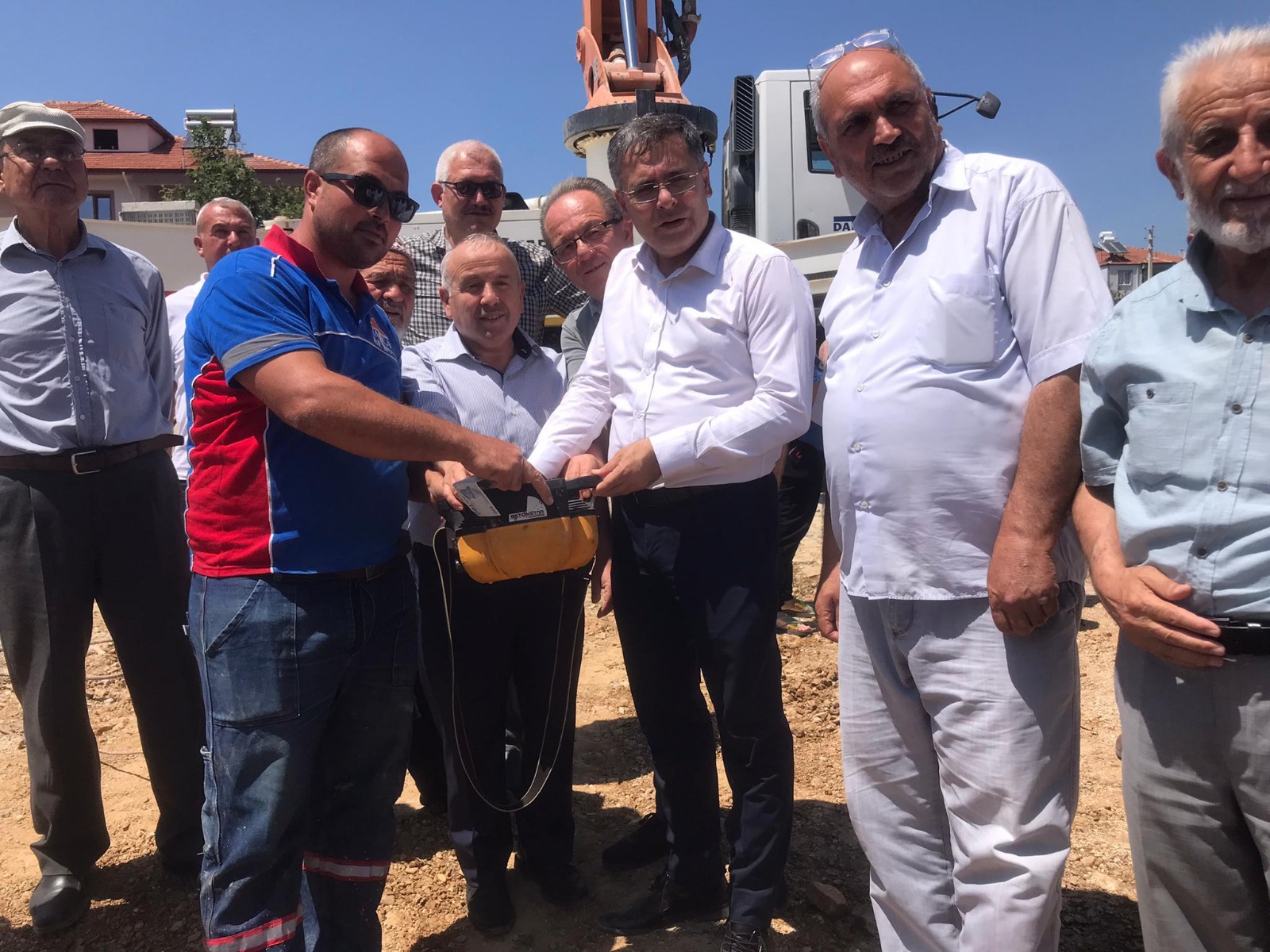 YATAĞAN YENİ CAMİNİN MİNARESİNİN TEMELİ DUALARLA ATILDI