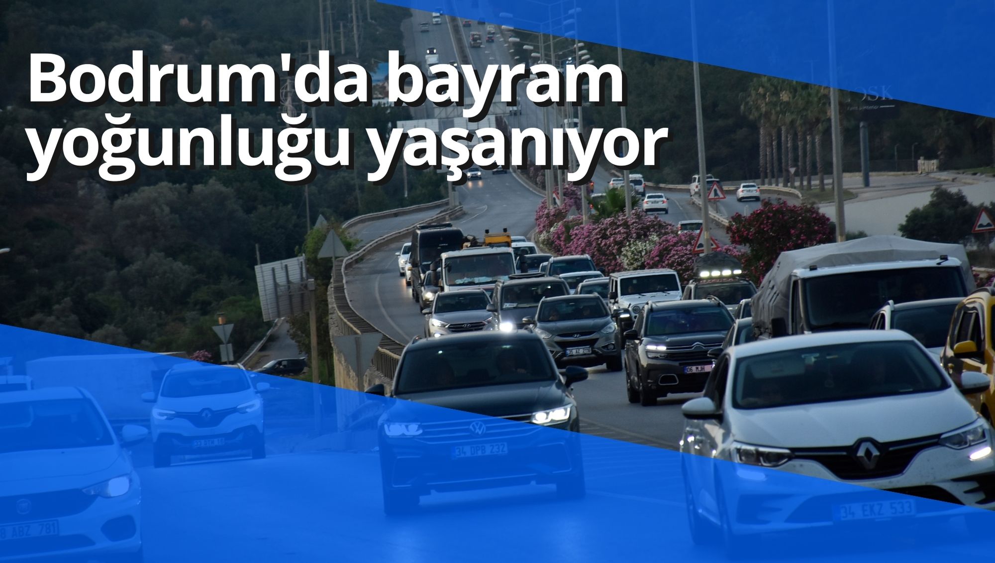 Bodrum'da bayram yoğunluğu yaşanıyor