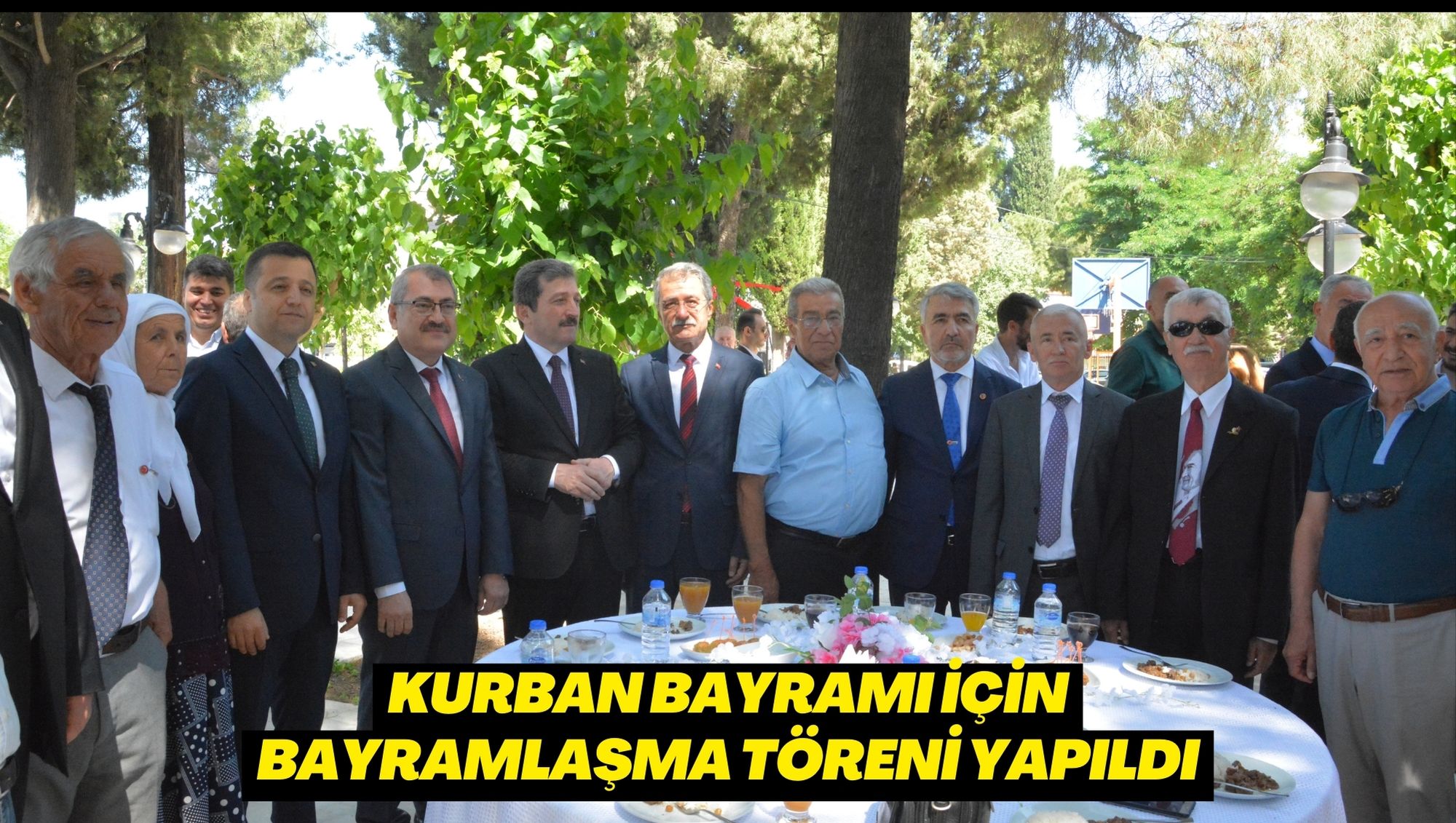 KURBAN BAYRAMI İÇİN BAYRAMLAŞMA TÖRENİ YAPILDI