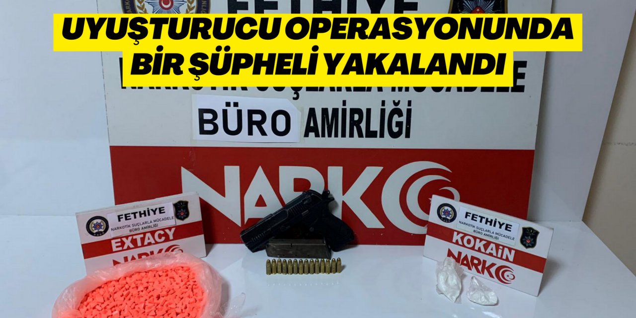Uyuşturucu operasyonunda bir şüpheli yakalandı