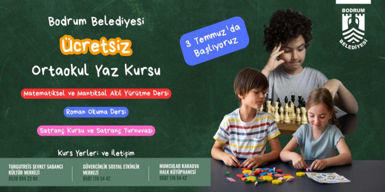 YAZ TATİLİNDE ÇOCUKLAR EĞLENEREK ÖĞRENECEK